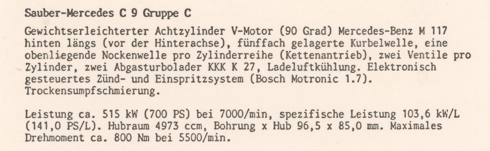 Beschriftung der Rückseite des Pressefotos von 1988