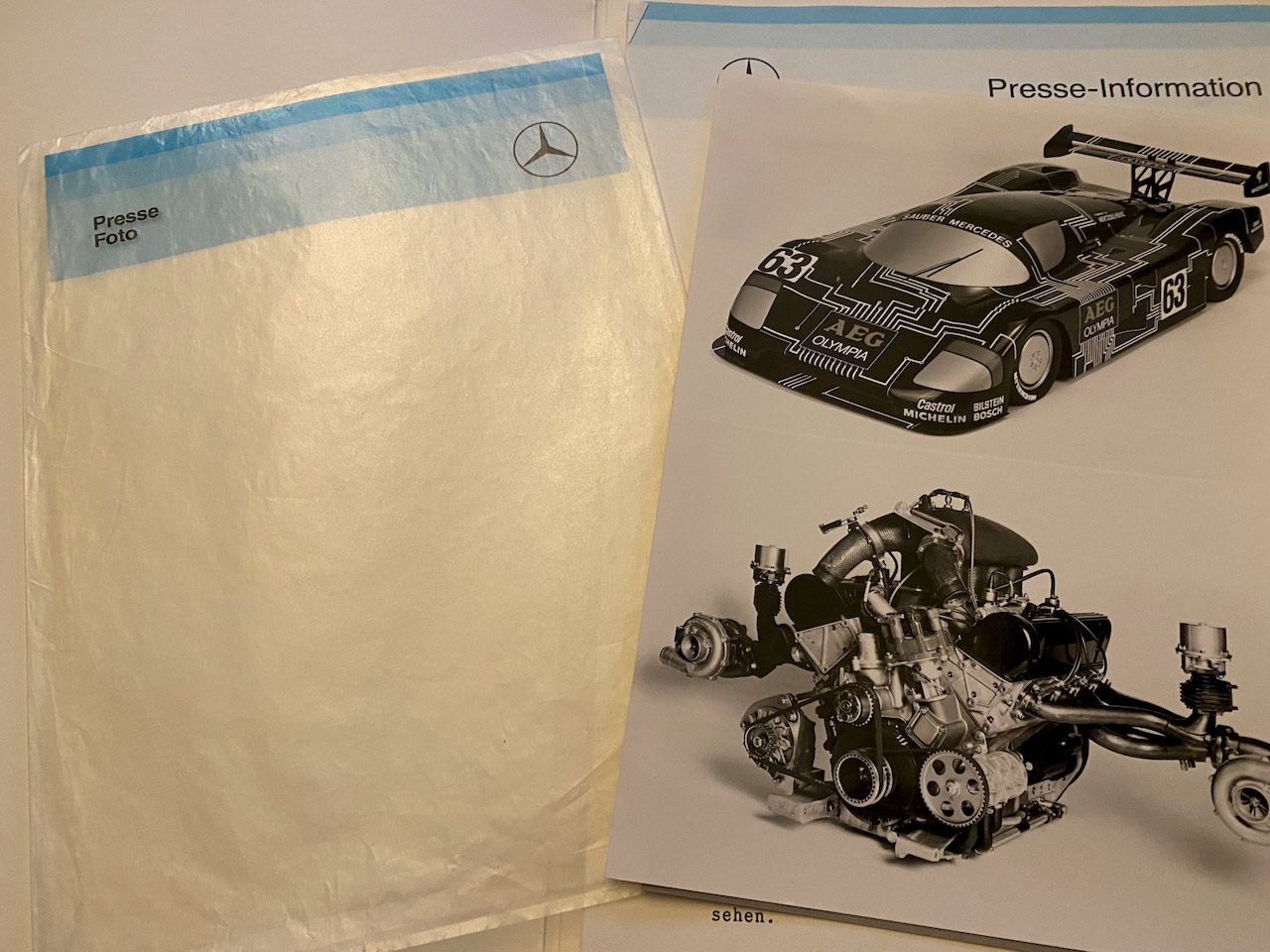 Daimler-Benz Pressemappe von 1988