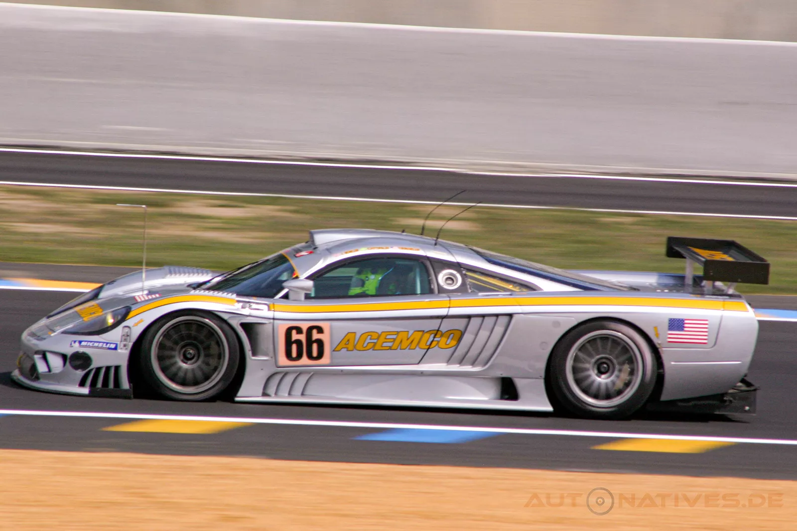 Saleen S7-R von ACEMCO Motorsports beim Le Mans-Vortest 2006