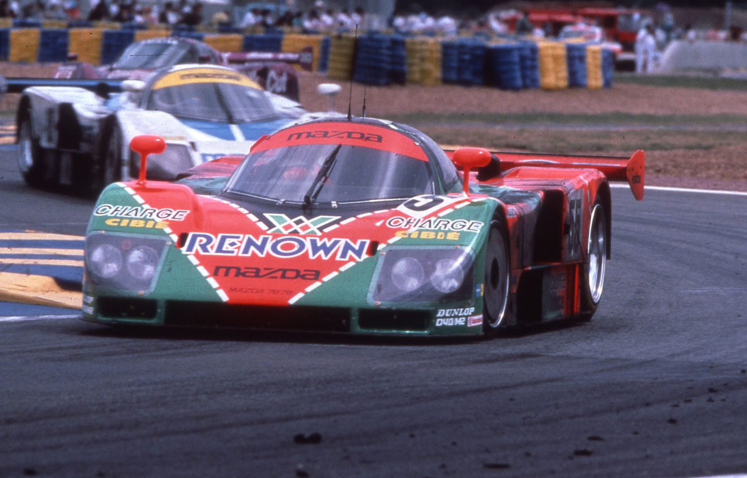 Der Mazda 787B auf dem Weg zu seinem größten Erfolg.