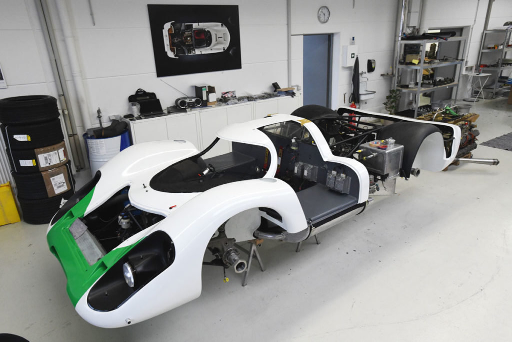 Porsche restaurierte Chassis 001 zum 50. Geburtstag