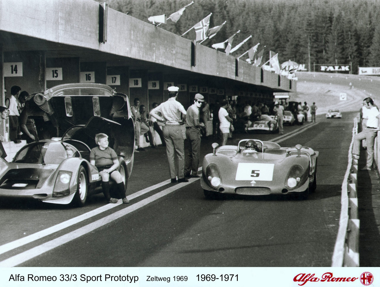 Alfa Romeo Tipo 33/3 in Zeltweg