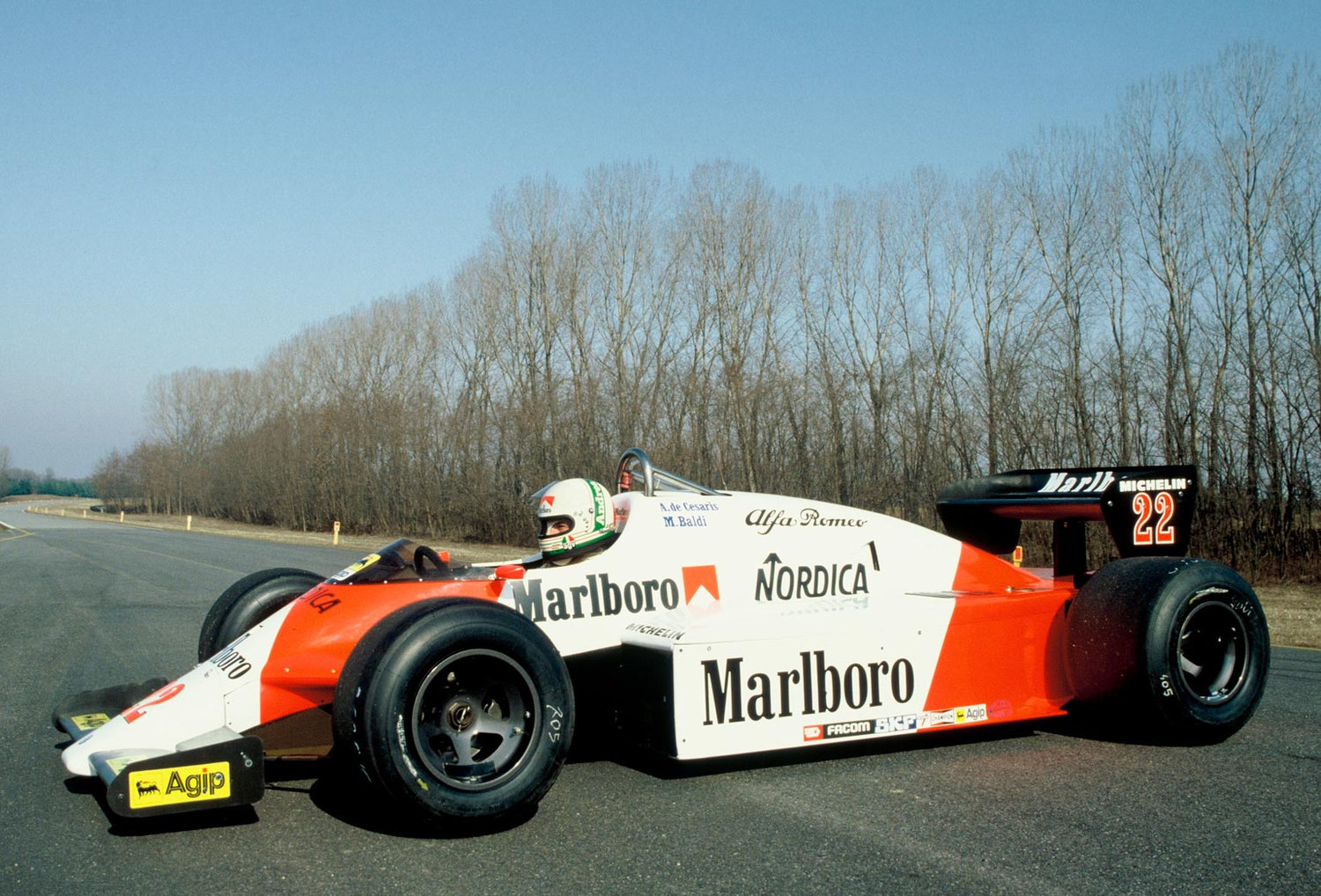 1983 tritt EuroRacing mit dem Alfa Romeo 183T an