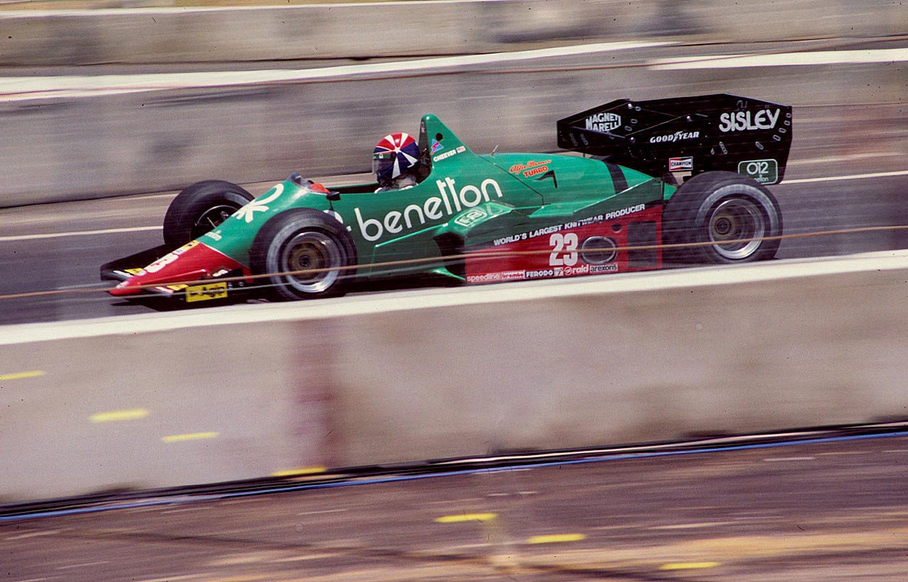 Eddie Cheever im Alfa Romeo 184T