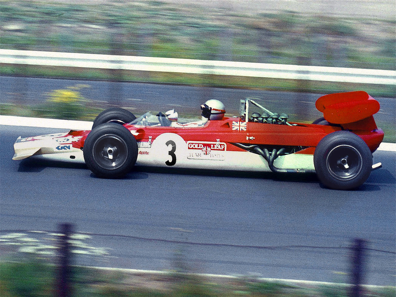 Mario Andretti im Lotus 63