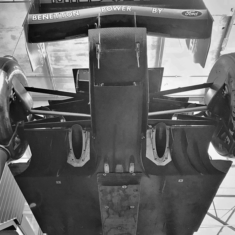 Unterboden des Benetton B194 