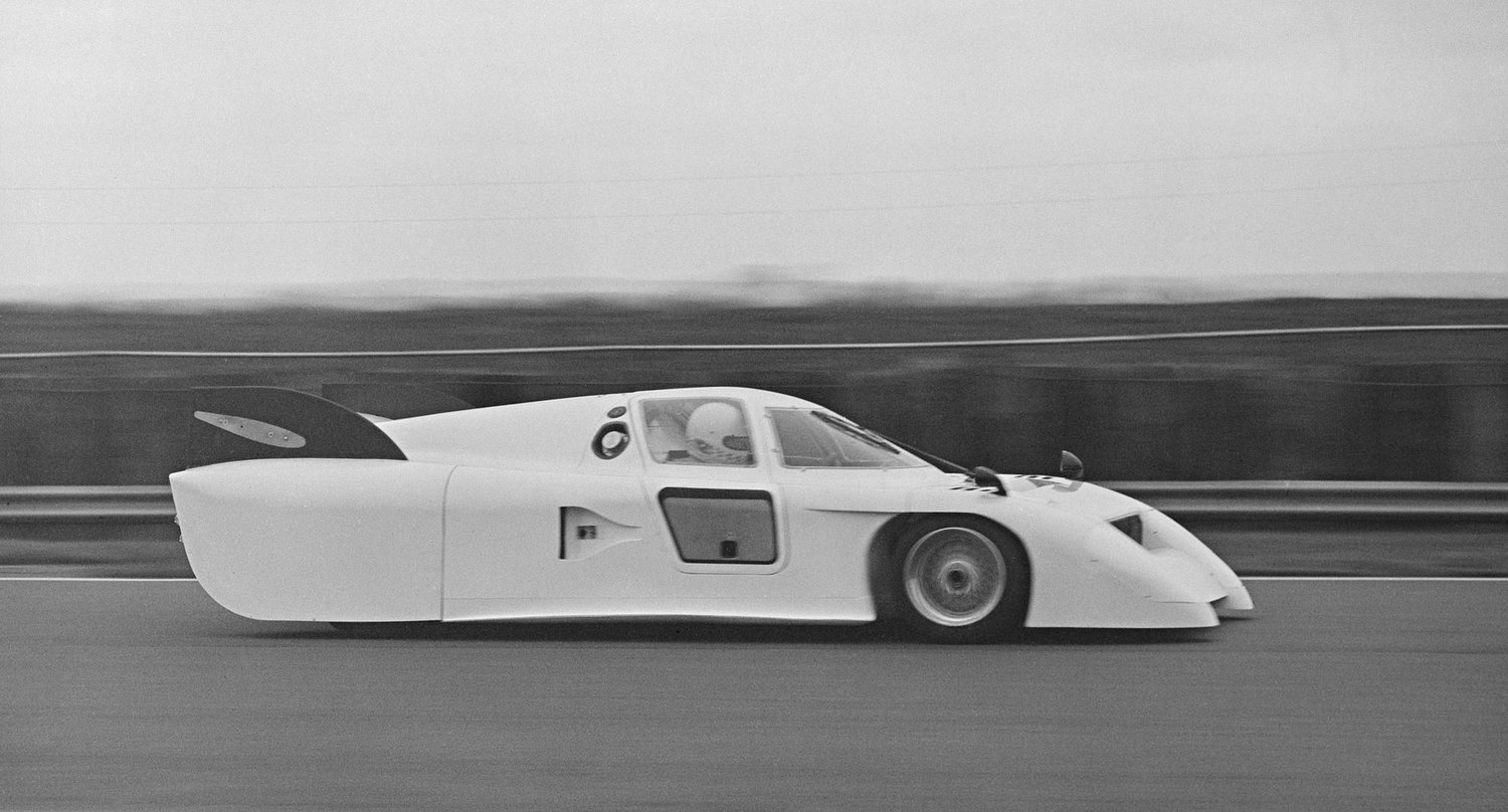 Der von March entwickelte BMW M1/C beim Test.