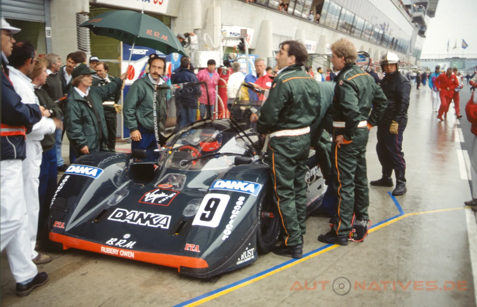 Der BRM in Le Mans