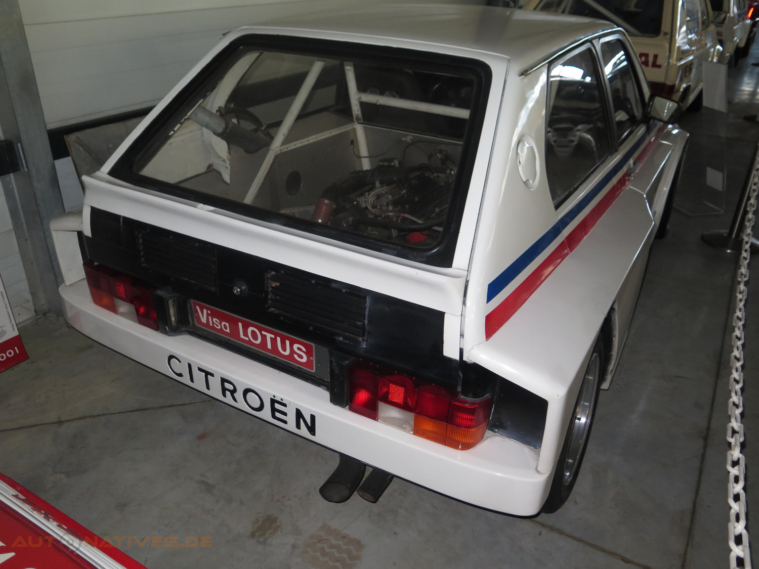 Heckansicht des Citroën Visa Lotus 