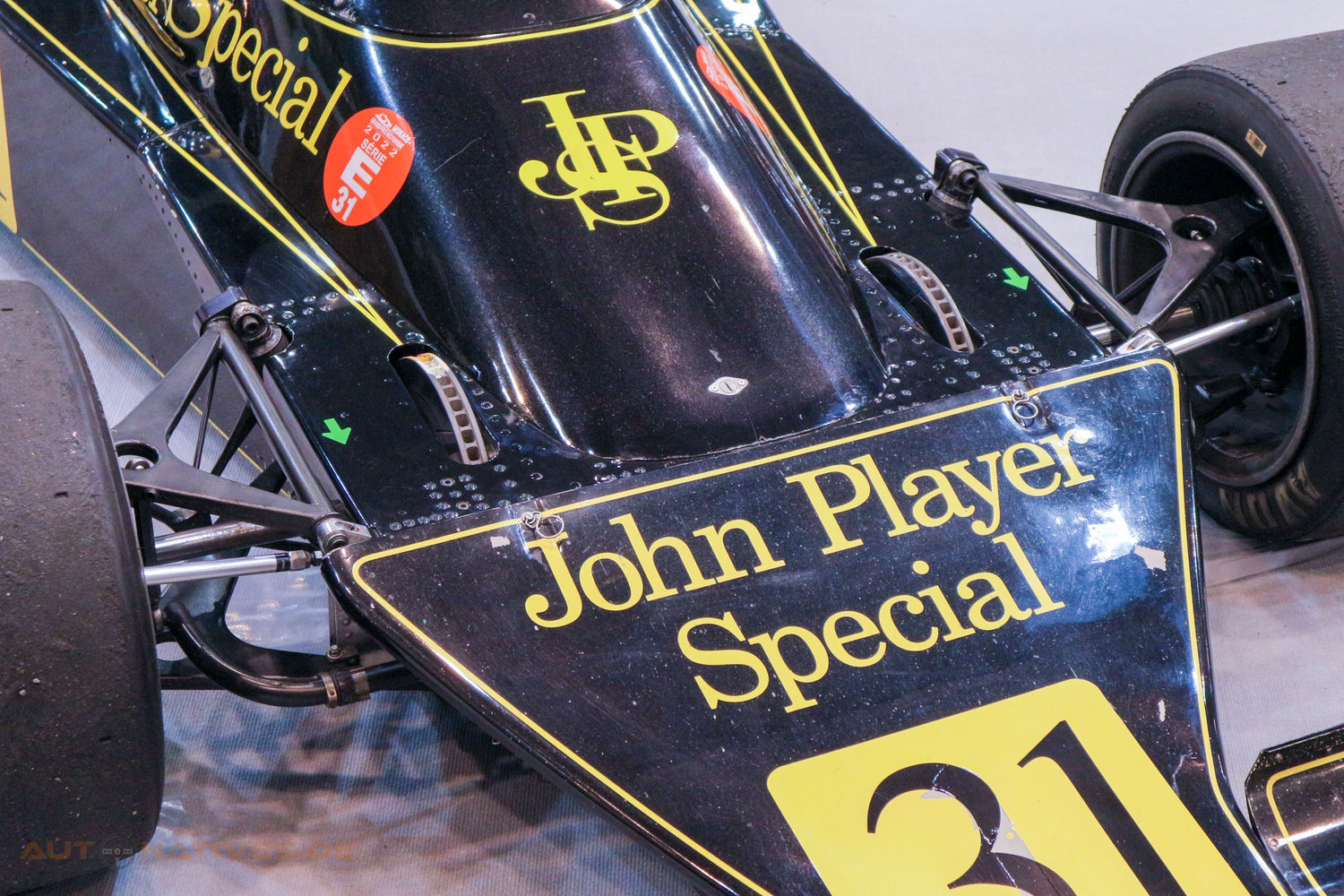 Vorderachse des Lotus 72