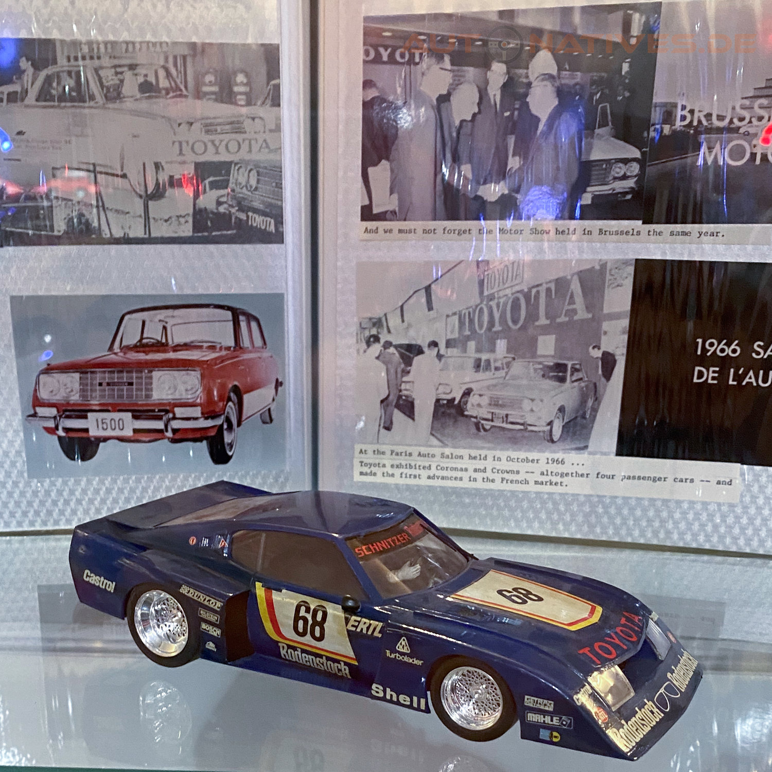 Modell der Schnitzer Toyota Celica