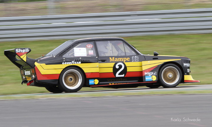 Gruppe-5-Ford Escort von Zakspeed mit der legendären Mampe-Werbung