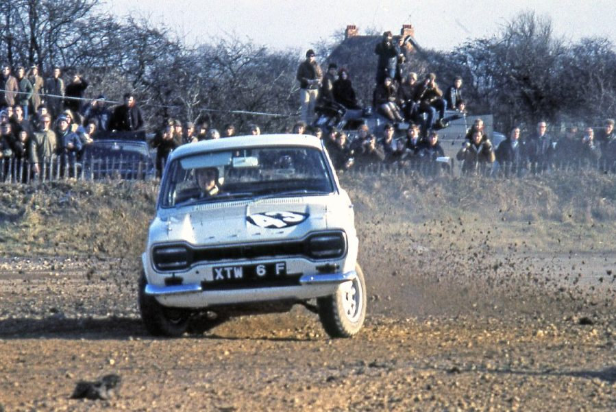 Tony Chappell, 1968 im Ford Escort beim Rallyecross