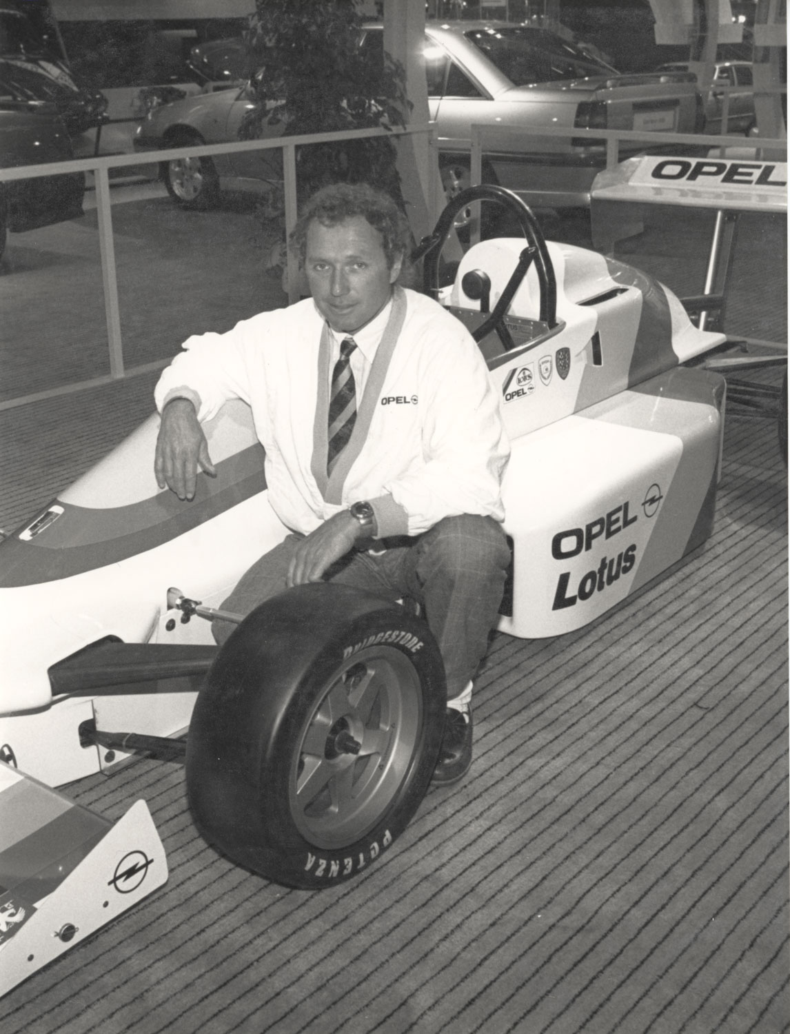 Jochen Mass war Botschafter der Formel Opel Lotus