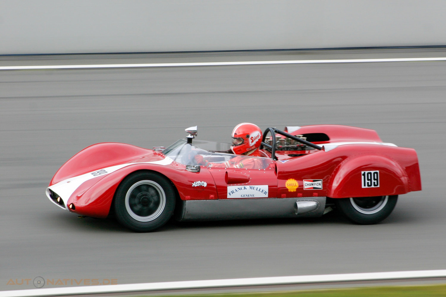 Huffaker Genie Mk8 2004 auf dem Nürburgring (Foto: Tom Schwede)