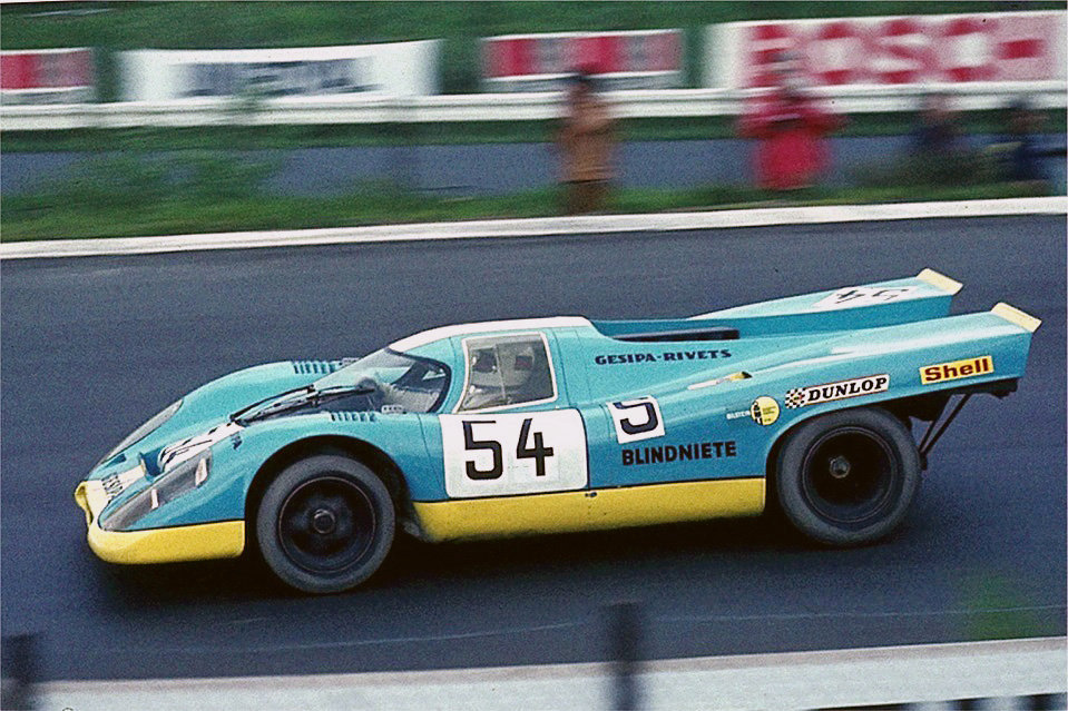 Porsche 917 K, den 1970 in der Interserie Jürgen Neuhaus bewegte
