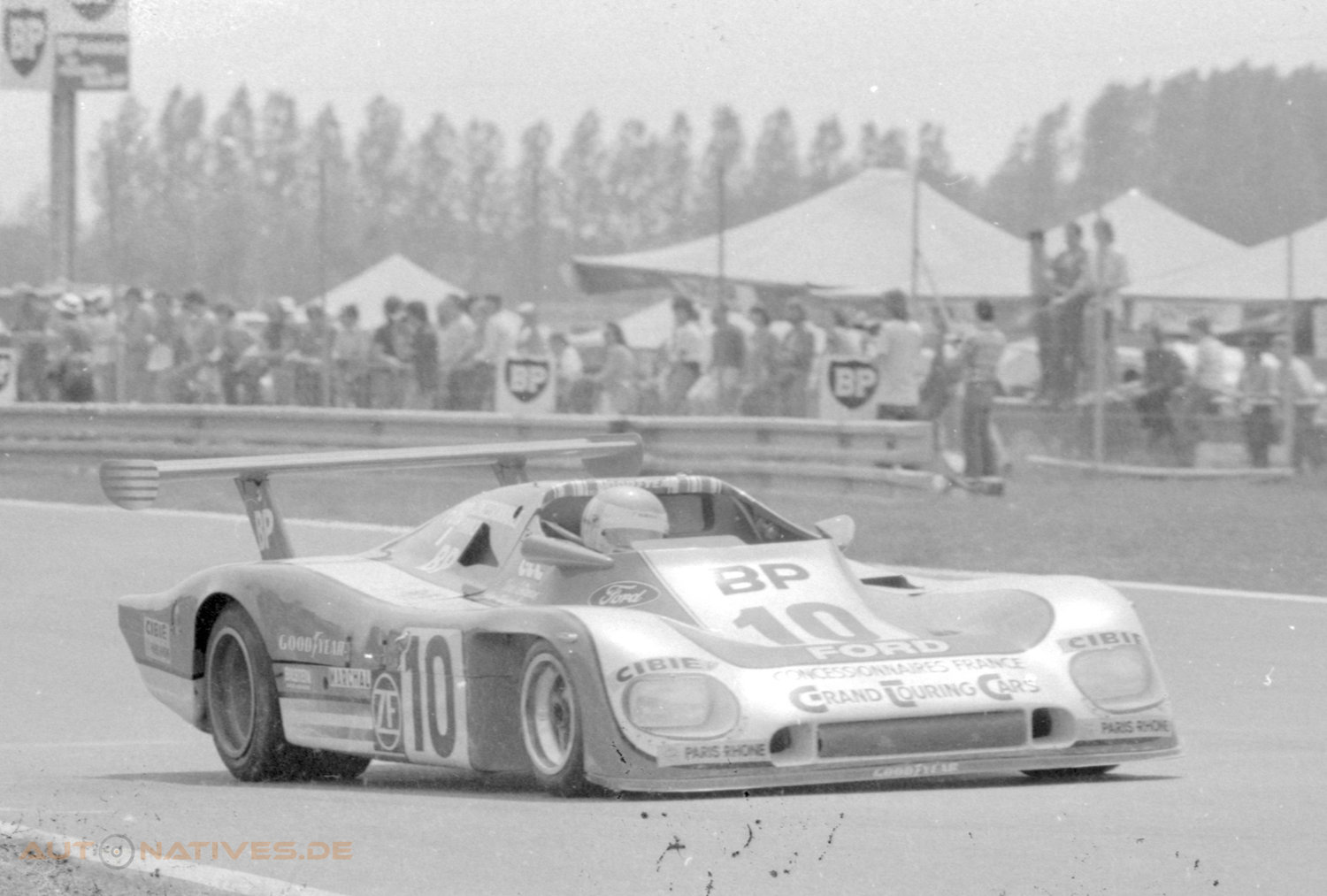 Der Mirage M10 trat 1979 als Ford M10 in Le Mans an.