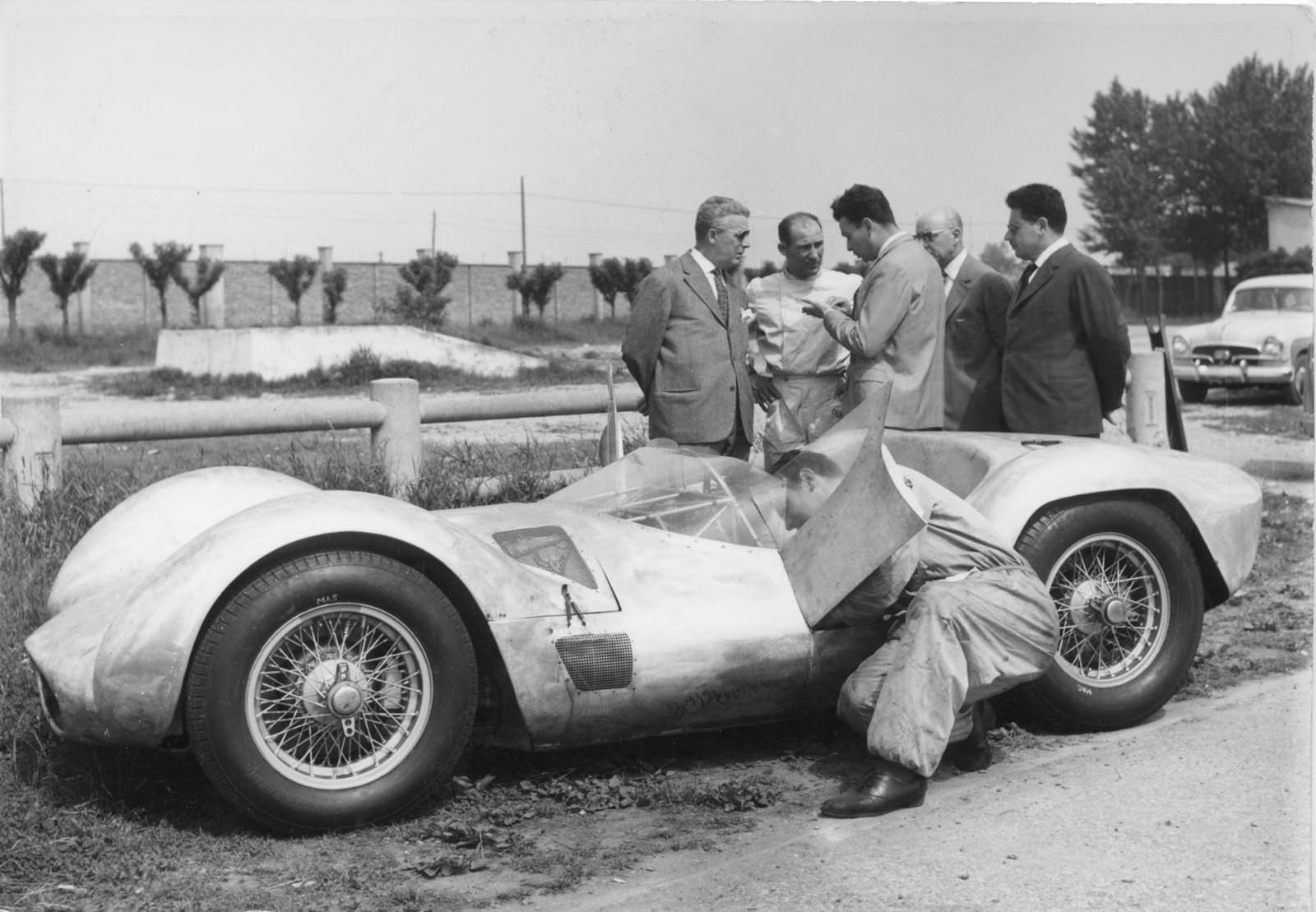  Testarbeit mit dem Maserati Tipo 60