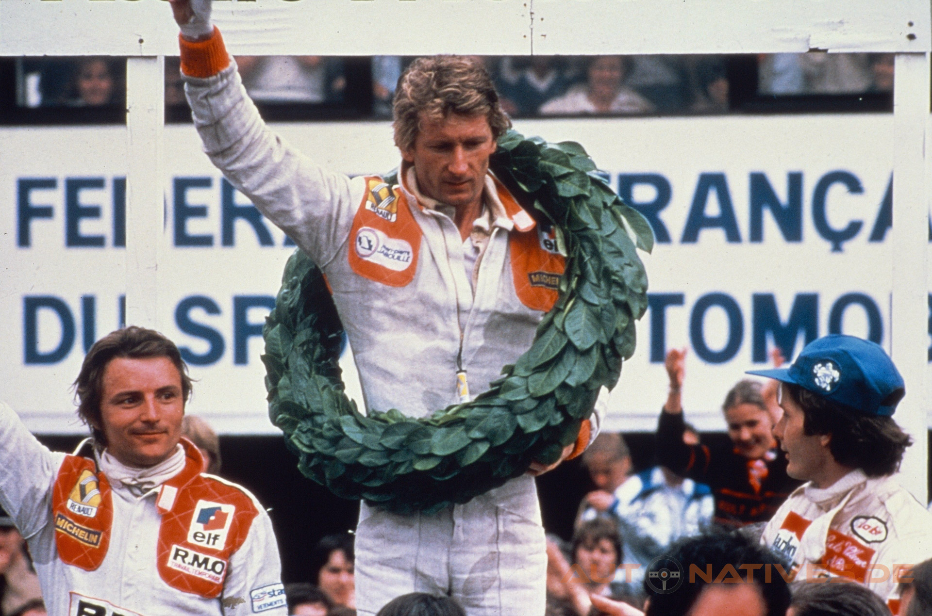 Podest beim Großen Preis von Frankreich 1979