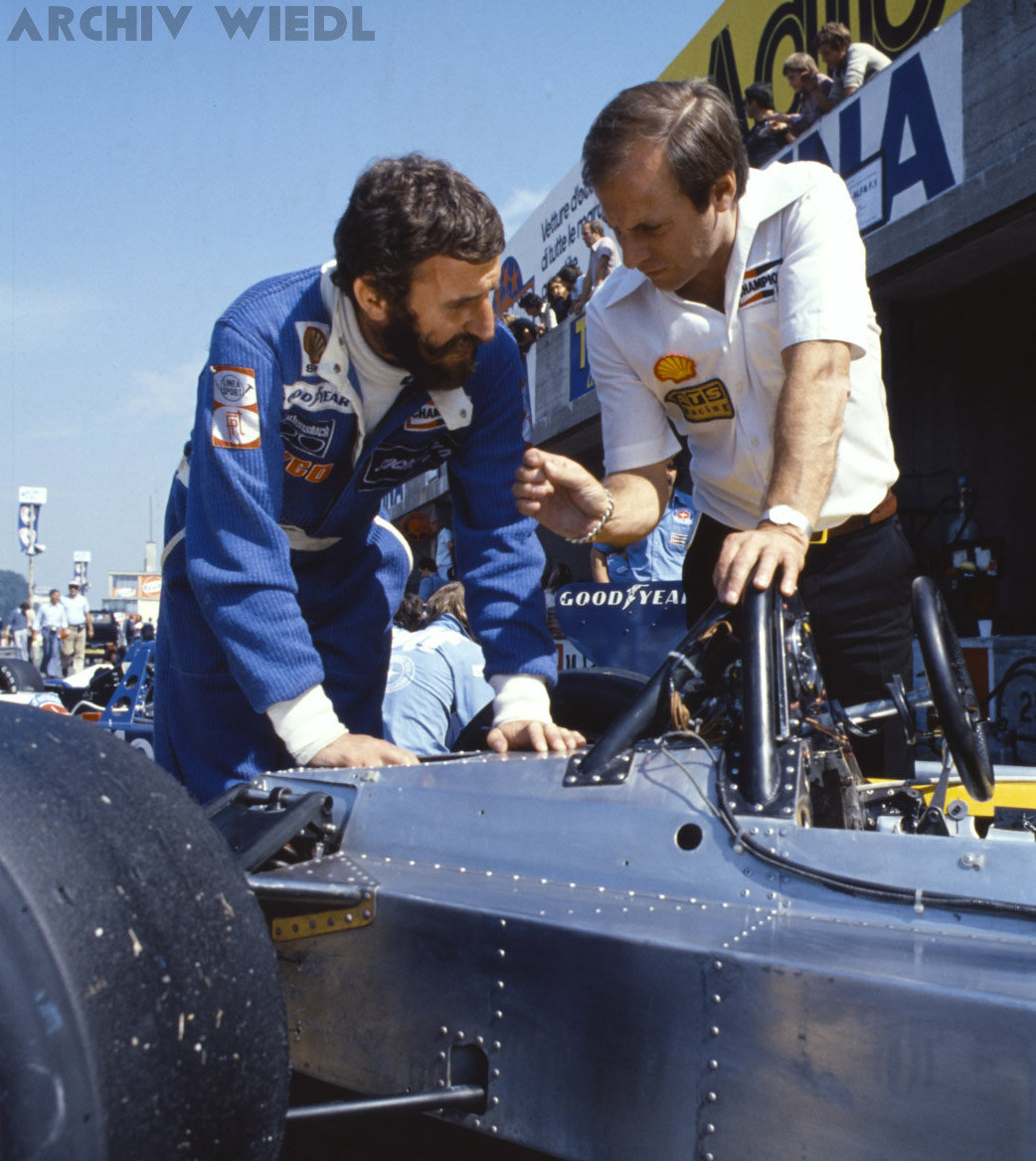 Harald Ertl und ATS-Team-Chef Hans Günter Schmid 