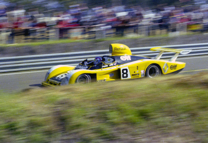 Patrick Detailer 1977 bei den 24 Stunden von Le Mans im Renault Alpine A442