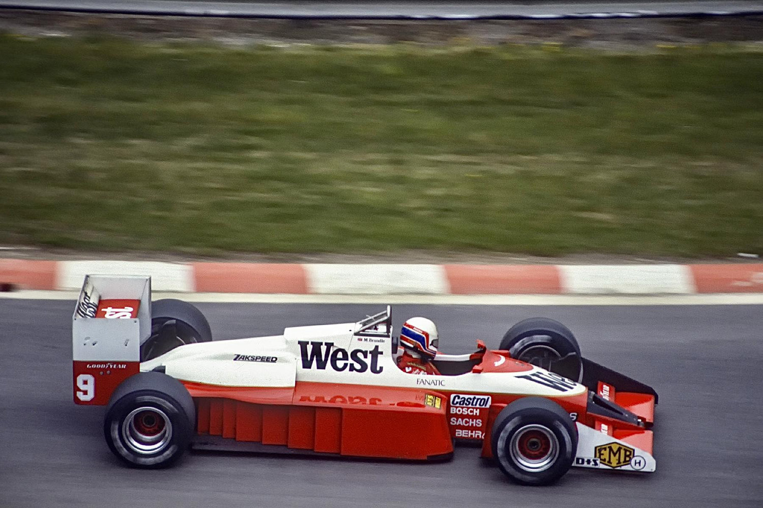 Martin Brundle im Zakspeed 871