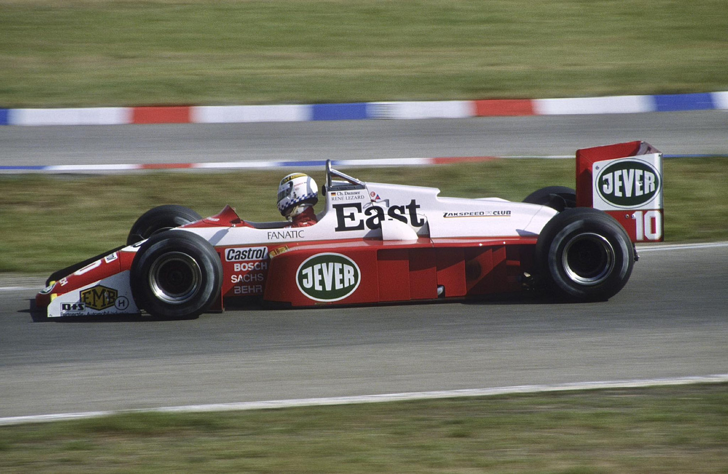 Christian Danner im Zakspeed 871