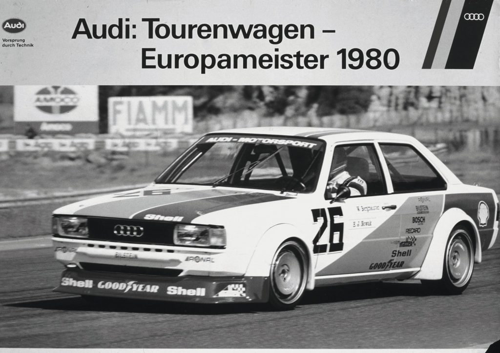 1980 wurde Audi Tourenwagen-Europameister