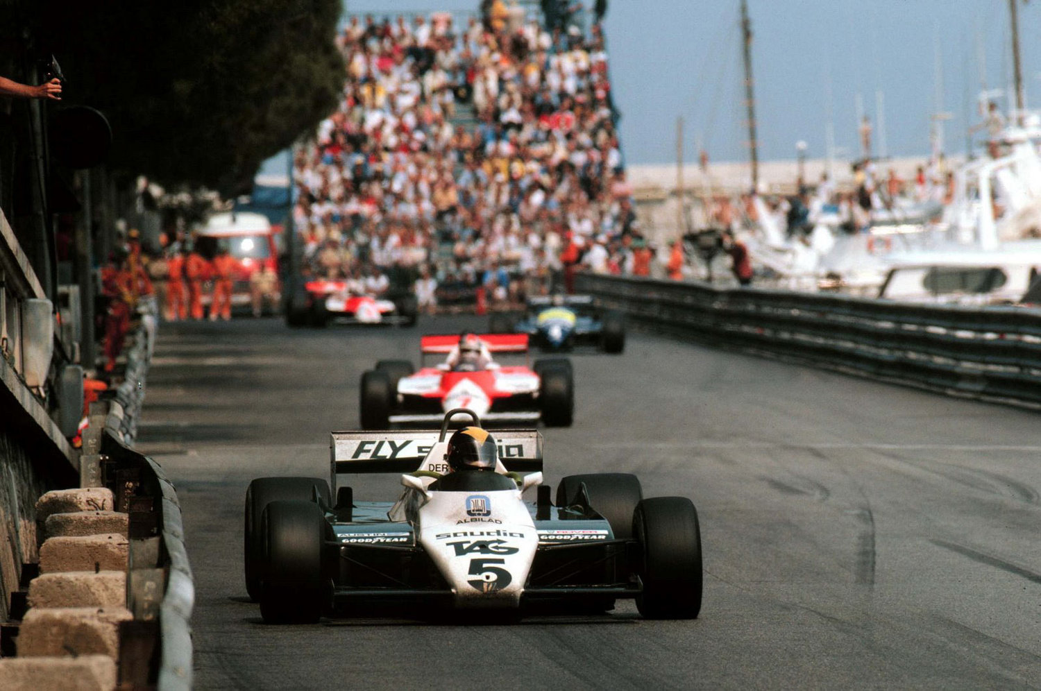 Derek Daly (IRE) Williams FW08 beim Großen Preis von Monaco im Mai 1982.