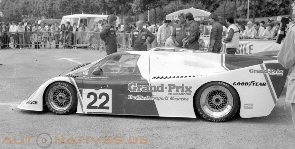 Der Kremer CK5 bei der Abnahme zu den 24 Stunden von Le Mans 1983.