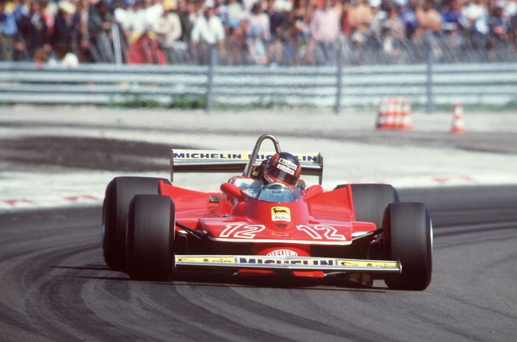 Gilles Villeneuve im Ferrari