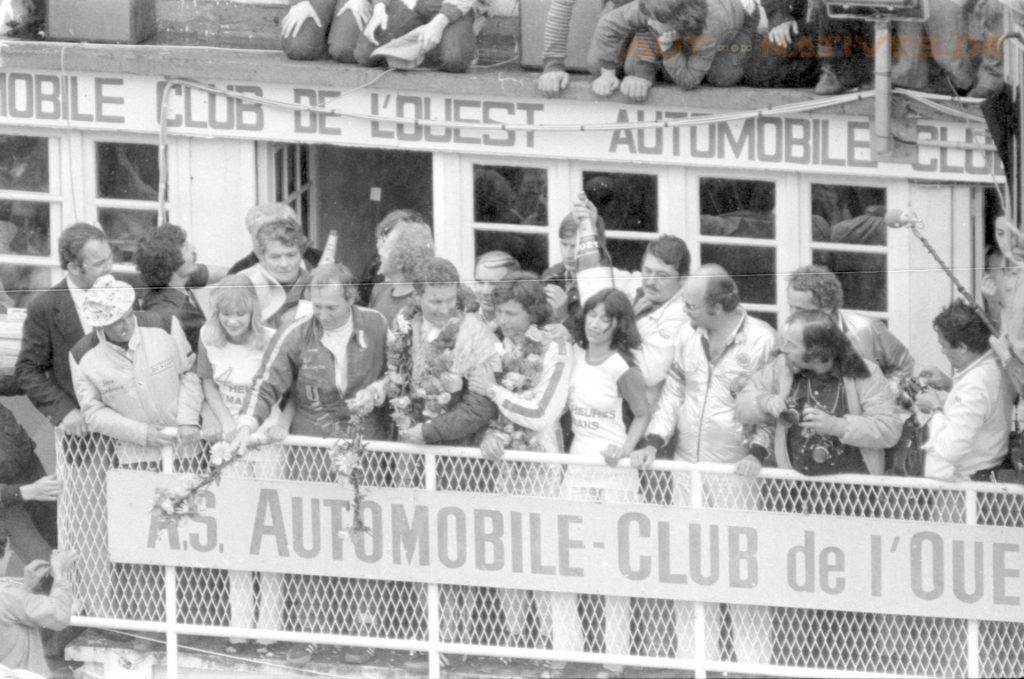 Siegerehrung, Le Mans 1979