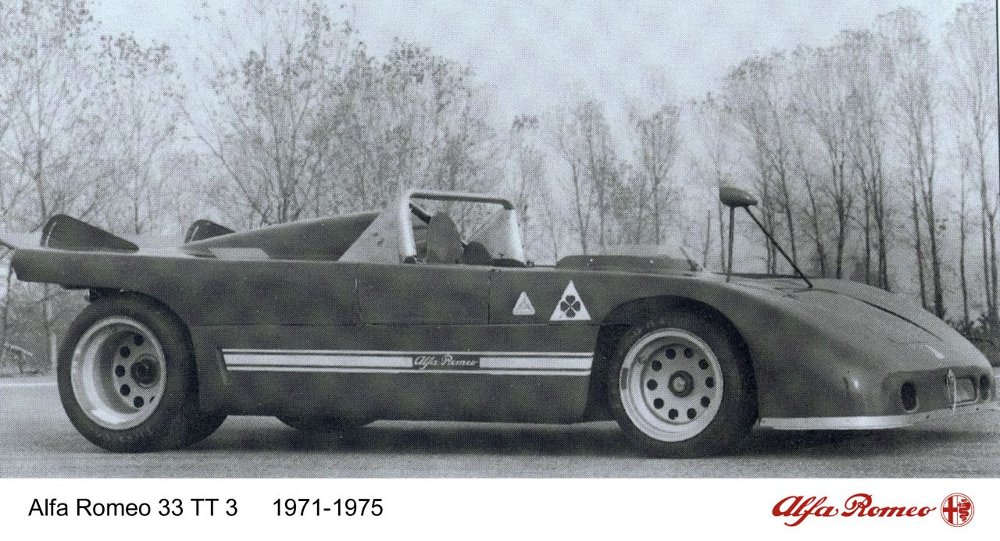 Auch der Alfa-Romeo 33 TT 3 trug Quadrifoglio Verde