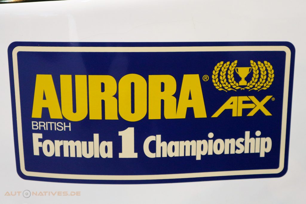 Logo der Aurora F1 Series, die offiziell Aurora AFX British Formula 1 Championship hieß.