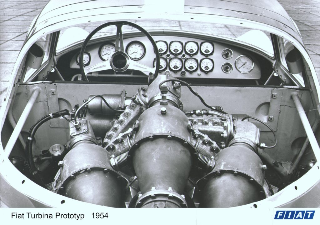 Für den Test der Gasturbine im Auto baute Fiat eine eigene Turbine.