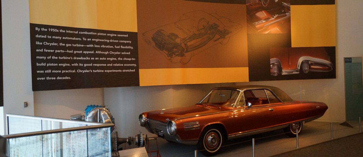 Chrysler Turbine Car im Walter P. Chrysler Museum