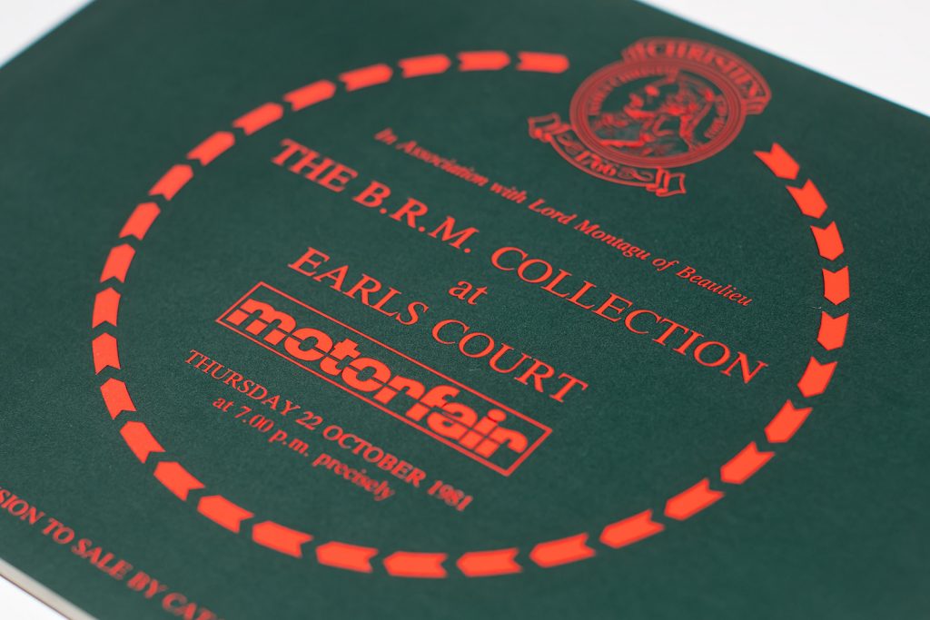 Broschüre zur B.R.M Collection