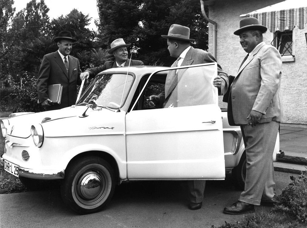 1957/58 kehrt NSU mit dem Prinz in den Autobau zurück – Foto Audi