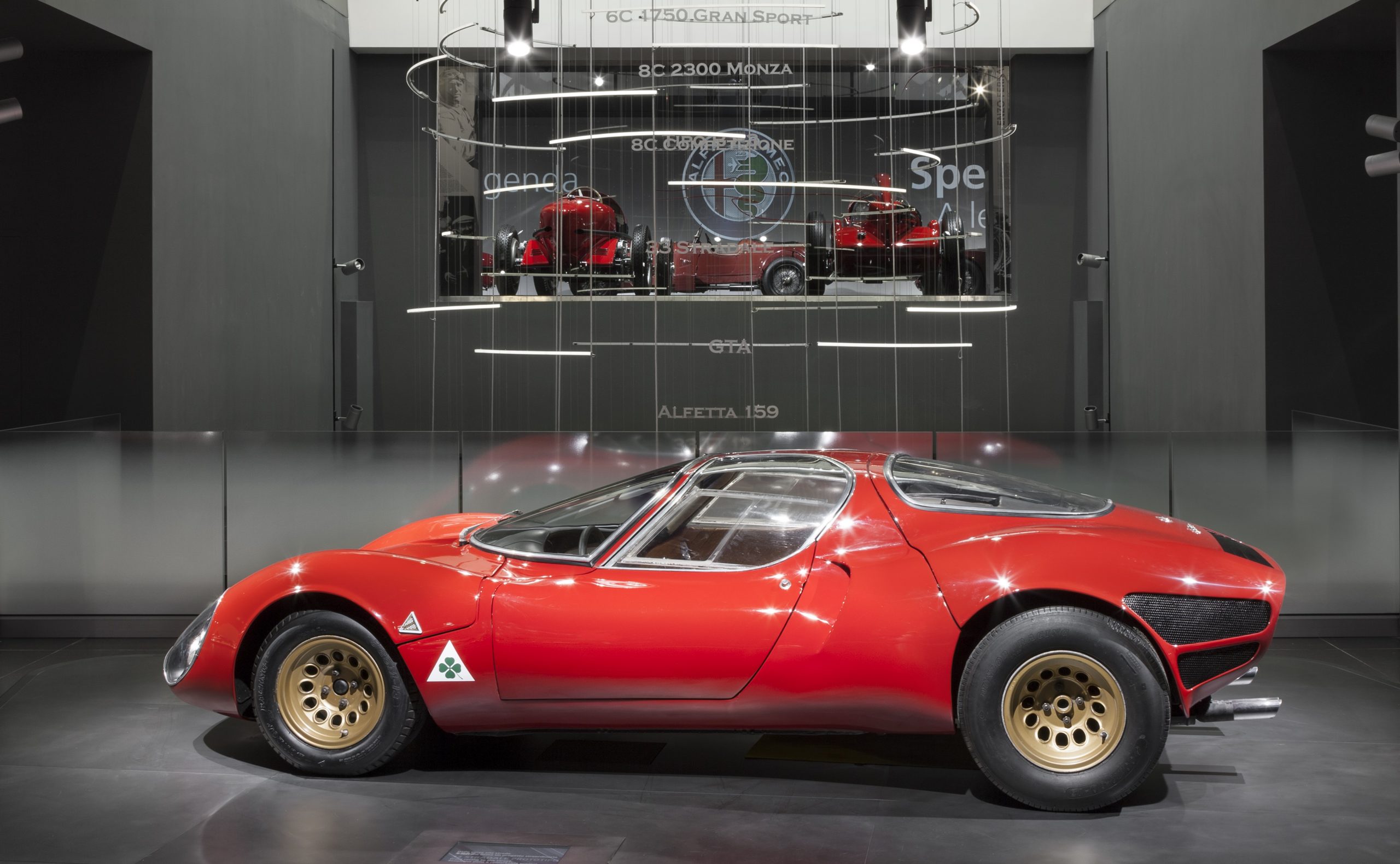 Alfa Romeo Tipo 33 Stradale aus dem Bestand des Alfa Romeo Museum, dem Museo Storico