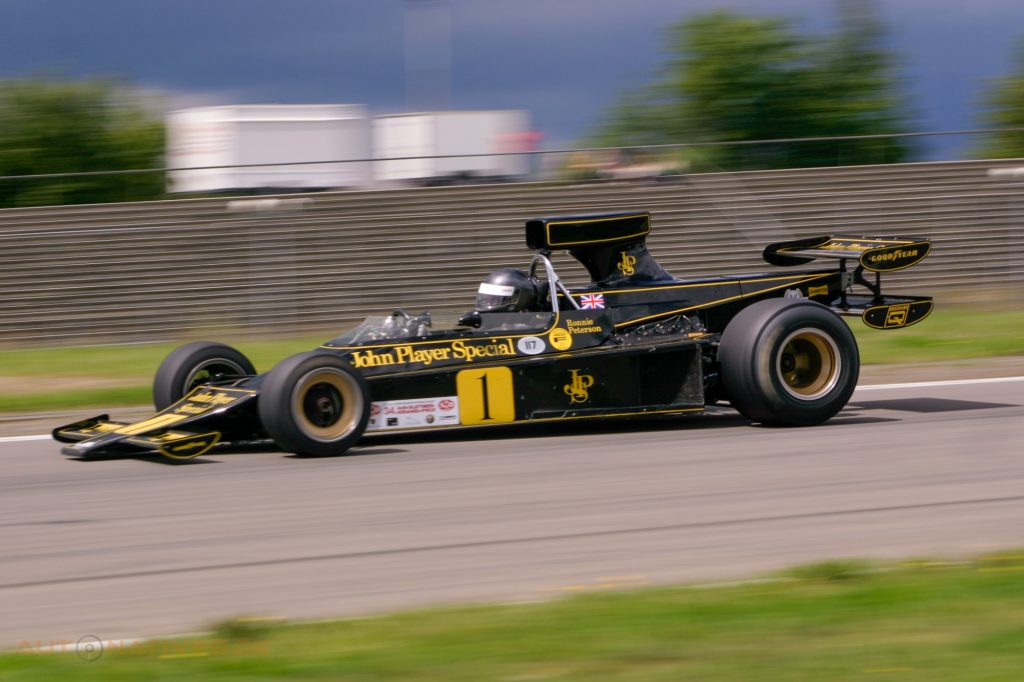 Lotus 72 im historischen Motorsport
