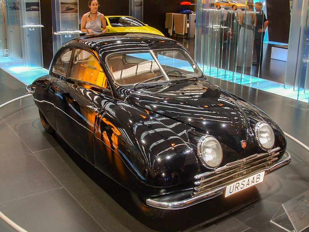 Dieser URSAAB aus dem SAAB-Museum stand 2003 auf der IAA – bei Opel, da bahnte sich das Drama bereits an! 