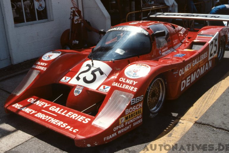 GRID S2 mit Porsche-Motor 1984 in Le Mans