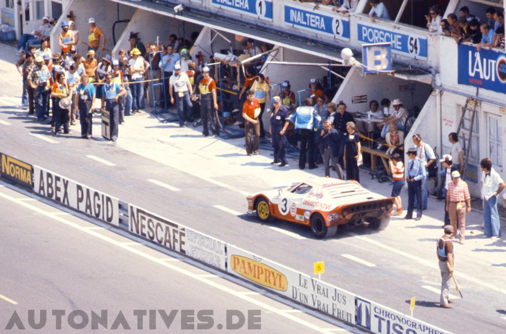 1976 trat ein Lancia Stratos in Le Mans an