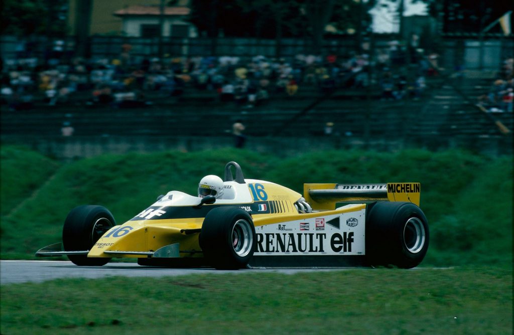 René Arnoux im Renault RE30B