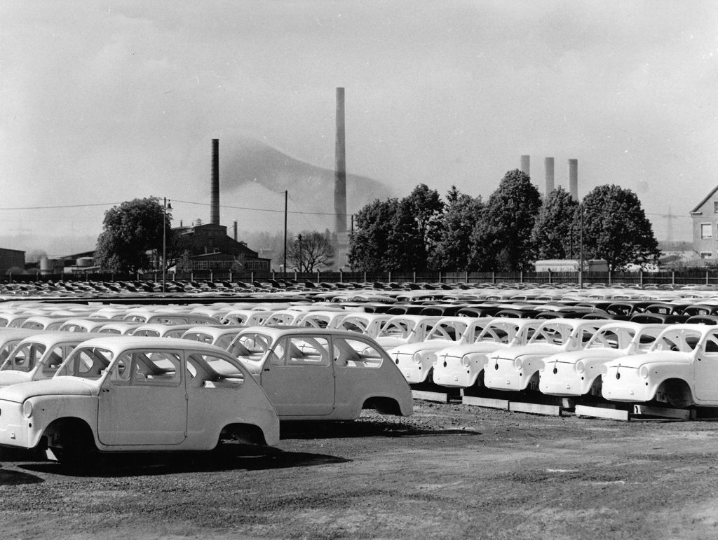In den 1960er-Jahren fertigte FIAT in Deutschland den FIAT 600.