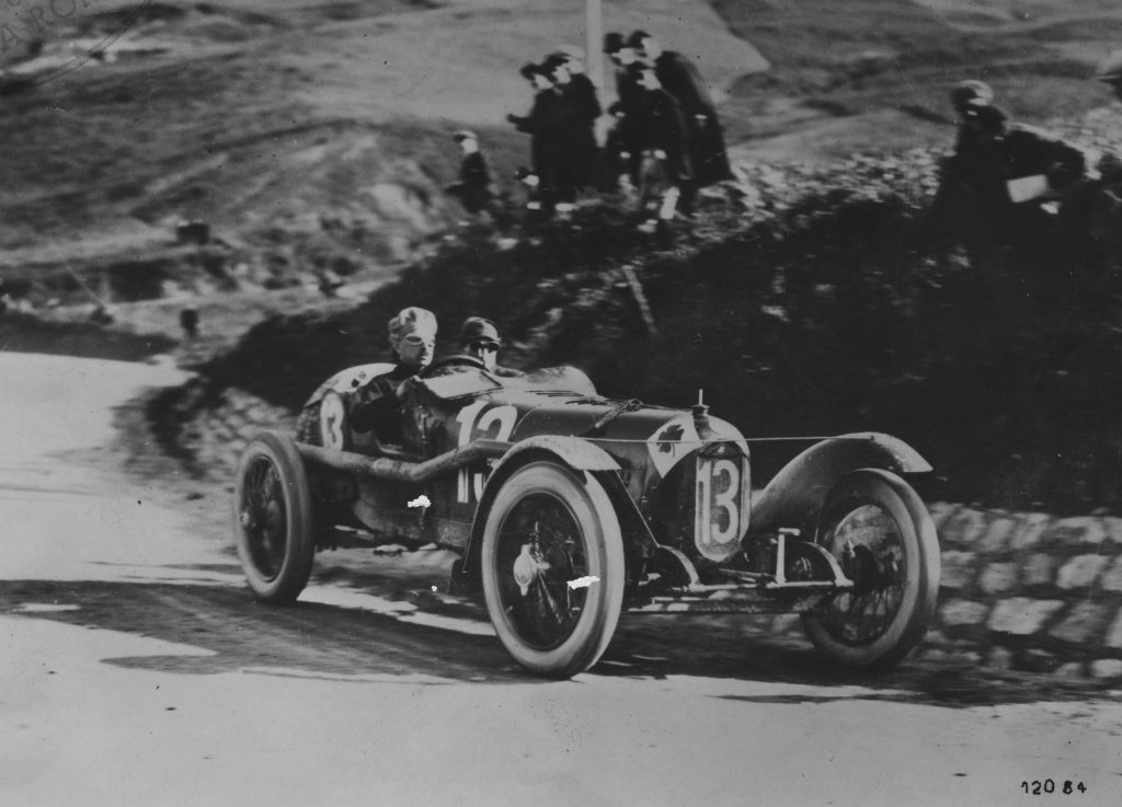 Ugo Sivocci sichert Alfa Romeo 1923 den Sieg bei der Targa Florio