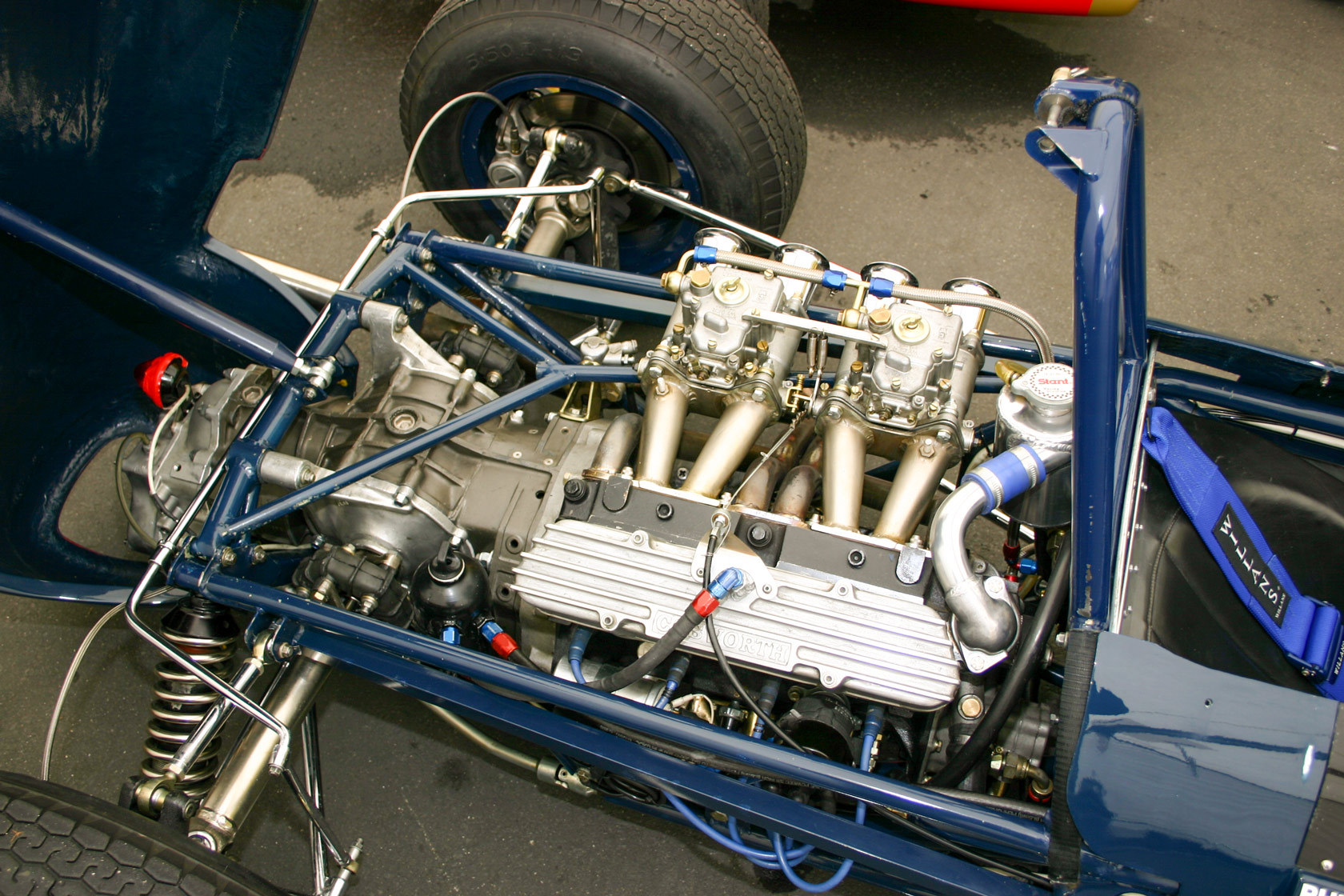 Cosworth SCA in einem Formel 2 gemäß der von 1964 bis 1966 gültigen Regeln.