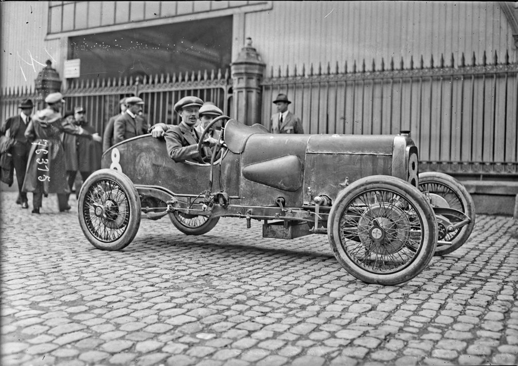 Clive Gallop im Aston Martin beim Großen Preis von Frankreich 1922