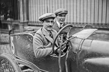 Louis Zborowski im Aston Martin beim Großen Preis von Frankreich 1922