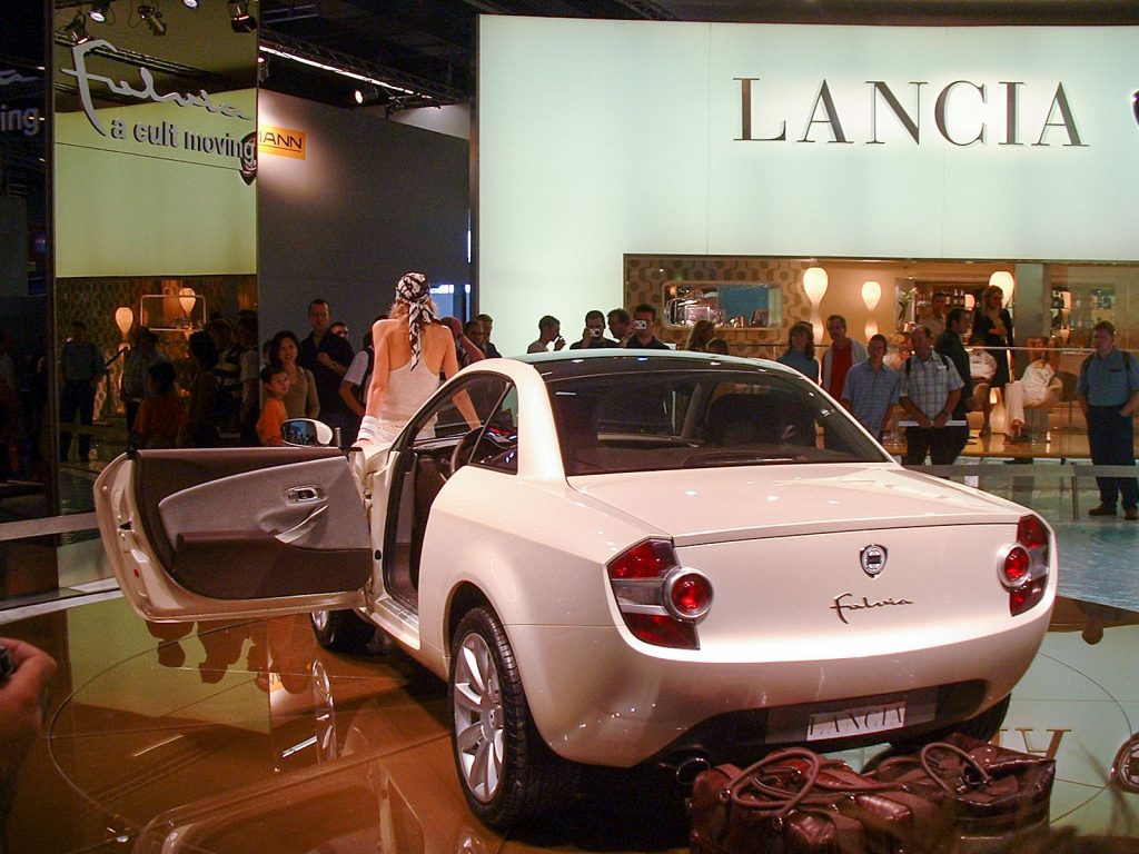 Heckansicht Lancia Fulvia Concept von 2003